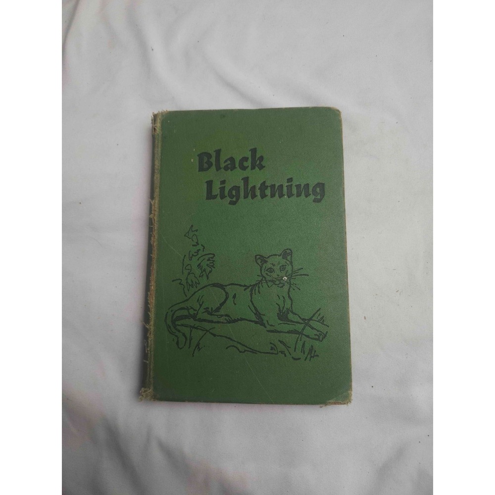 Black Lightning: The Story of a Leopard Denis Clark The Viking Press 1954 HC VTG